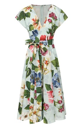 Женское хлопковое платье DOLCE & GABBANA голубого цвета по цене 152000 руб., арт. F6H3WT/HS5GB | Фото 1 Женское хлопковое платье DOLCE & GABBANA голубого цвета, арт. F6H3WT/HS5GB | Фото 1