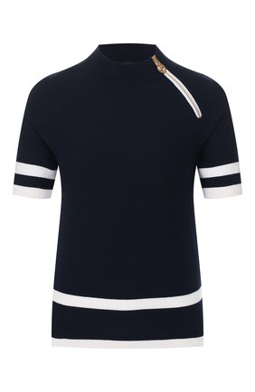 Женский шерстяной пуловер GIORGIO ARMANI черно-белого цвета по цене 89950 руб., арт. 3HAM21/AM43Z | Фото 1 Женский шерстяной пуловер GIORGIO ARMANI черно-белого цвета, арт. 3HAM21/AM43Z | Фото 1