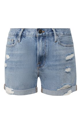Женские джинсовые шорты FRAME DENIM голубого цвета по цене 26050 руб., арт. LBUSCF385 | Фото 1 Женские джинсовые шорты FRAME DENIM голубого цвета, арт. LBUSCF385 | Фото 1 (Материал внешний: Хлопок, Деним; Длина Ж (юбки, платья, шорты): Мини; Стили: Кэжуэл; Женское Кросс-КТ: Шорты-одежда; Кросс-КТ: Деним)