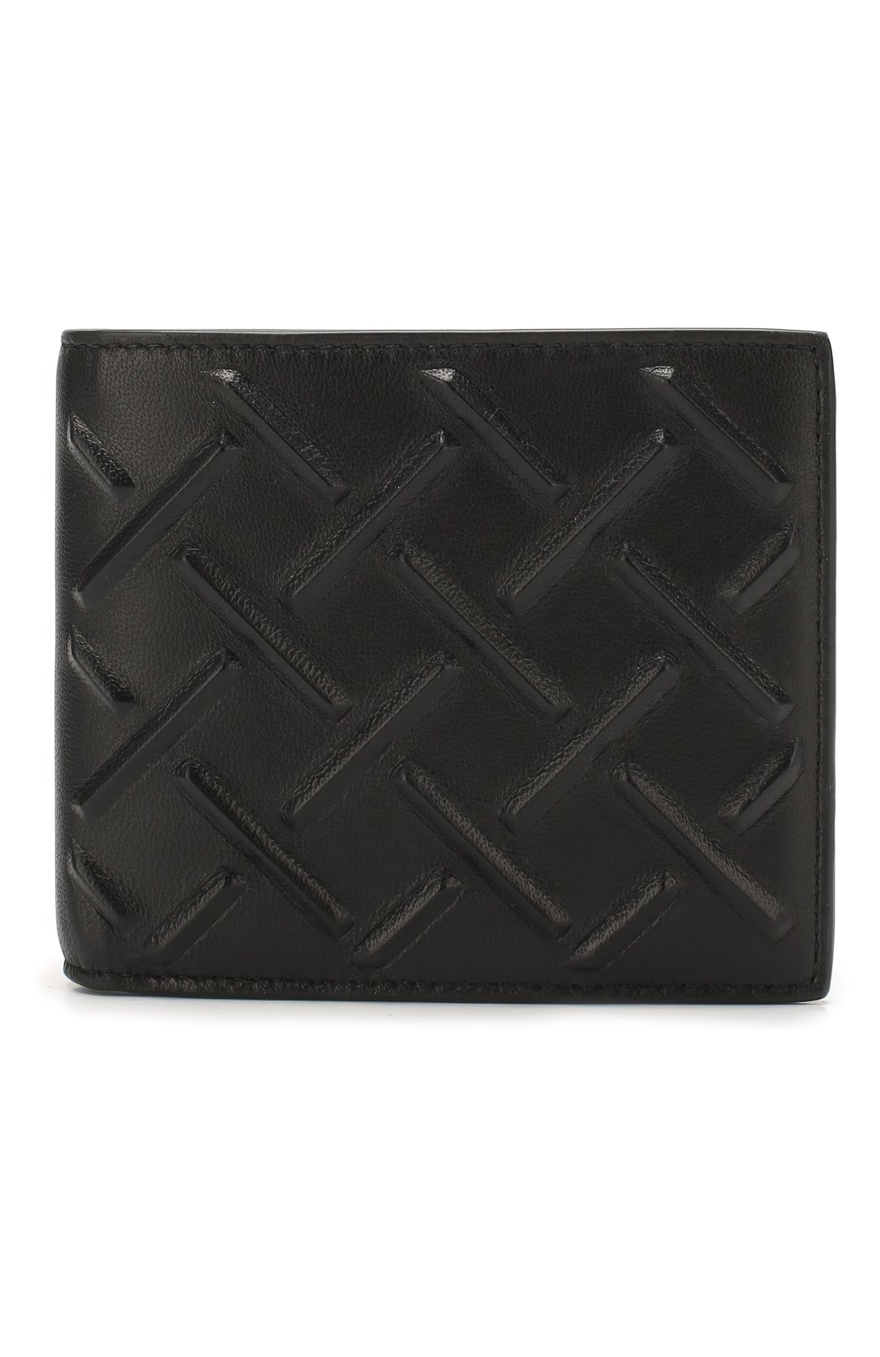 Мужской кожаное портмоне BOTTEGA VENETA черного цвета, арт. 605721/VA9P2 | Фото 1