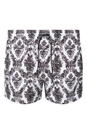 Детского плавки-шорты DOLCE & GABBANA черно-белого цвета по цене 29950 руб., арт. M4A06T/HSMH8 | Фото 1 Детского плавки-шорты DOLCE & GABBANA черно-белого цвета, арт. M4A06T/HSMH8 | Фото 1