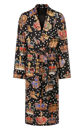 Мужской шелковый халат DOLCE & GABBANA разноцветного цвета по цене 260500 руб., арт. G0936T/HS196 | Фото 1 Мужской шелковый халат DOLCE & GABBANA разноцветного цвета, арт. G0936T/HS196 | Фото 1