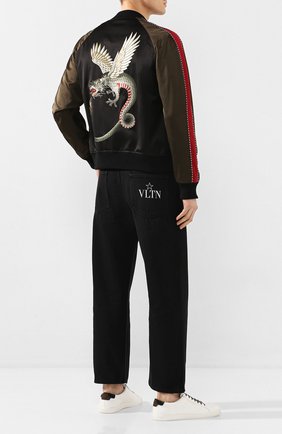 Мужской бомбер ALEXANDER MCQUEEN черного цвета по цене 199500 руб., арт. 608719/Q0R94 | Фото 2 Мужской бомбер ALEXANDER MCQUEEN черного цвета, арт. 608719/Q0R94 | Фото 2