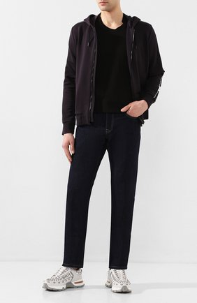 Мужской хлопковая толстовка ZEGNA COUTURE черного цвета по цене 82400 руб., арт. CUCJ02/7UJ28 | Фото 2 Мужской хлопковая толстовка ZEGNA COUTURE черного цвета, арт. CUCJ02/7UJ28 | Фото 2 (Длина (для топов): Стандартные; Рукава: Длинные; Материал внешний: Хлопок; Мужское Кросс-КТ: Толстовка-одежда; Стили: Спорт-шик)