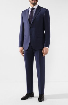 Мужская хлопковая сорочка BRIONI синего цвета по цене 37200 руб., арт. RCL81Q/P905D | Фото 2 Мужская хлопковая сорочка BRIONI синего цвета, арт. RCL81Q/P905D | Фото 2