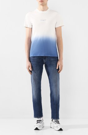 Мужская хлопковая футболка STELLA MCCARTNEY белого цвета по цене 21750 руб., арт. 572483/SMP74 | Фото 2 Мужская хлопковая футболка STELLA MCCARTNEY белого цвета, арт. 572483/SMP74 | Фото 2