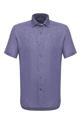 Мужская льняная рубашка CORNELIANI синего цвета по цене 25350 руб., арт. 85I126-0111912/00 | Фото 1 Мужская льняная рубашка CORNELIANI синего цвета, арт. 85I126-0111912/00 | Фото 1