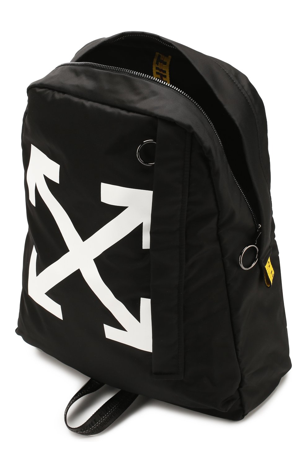 Мужской текстильный рюкзак OFF-WHITE черного цвета по цене 39950 руб., арт. 0MNB019R20E480231001 | Фото 4 Мужской текстильный рюкзак OFF-WHITE черного цвета, арт. 0MNB019R20E480231001 | Фото 4