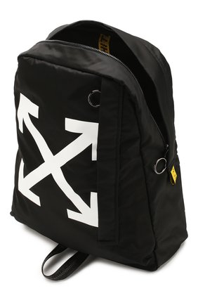 Мужской текстильный рюкзак OFF-WHITE черного цвета по цене 39950 руб., арт. 0MNB019R20E480231001 | Фото 4 Мужской текстильный рюкзак OFF-WHITE черного цвета, арт. 0MNB019R20E480231001 | Фото 4