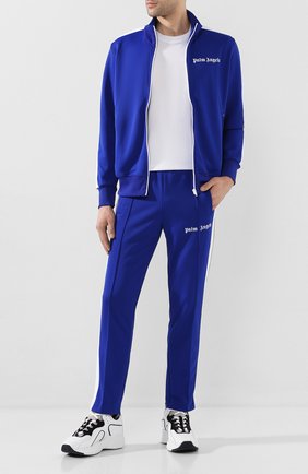 Мужская толстовка PALM ANGELS синего цвета по цене 33050 руб., арт. PMBD001R203840013001 | Фото 2 Мужская толстовка PALM ANGELS синего цвета, арт. PMBD001R203840013001 | Фото 2