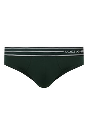 Мужские хлопковые брифы DOLCE & GABBANA зеленого цвета по цене 3995 руб., арт. M3B52J/FUGIA | Фото 1 Мужские хлопковые брифы DOLCE & GABBANA зеленого цвета, арт. M3B52J/FUGIA | Фото 1