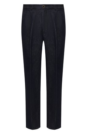 Мужской брюки из смеси хлопка и льна GIORGIO ARMANI темно-синего цвета по цене 61500 руб., арт. 3HSP69/SDS7Z | Фото 1 Мужской брюки из смеси хлопка и льна GIORGIO ARMANI темно-синего цвета, арт. 3HSP69/SDS7Z | Фото 1