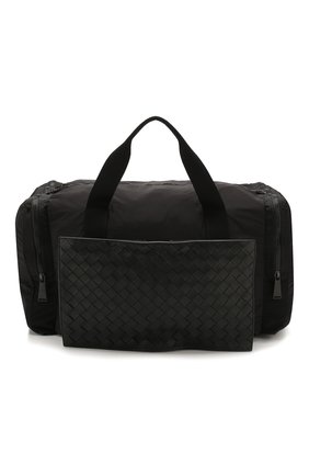 Мужская комбинированная дорожная сумка BOTTEGA VENETA черного цвета по цене 111000 руб., арт. 609918/VCQG1 | Фото 1 Мужская комбинированная дорожная сумка BOTTEGA VENETA черного цвета, арт. 609918/VCQG1 | Фото 1
