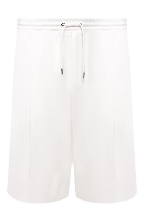 Мужские хлопковые шорты GIORGIO ARMANI белого цвета по цене 57450 руб., арт. 9SGPB003/T01MP | Фото 1 Мужские хлопковые шорты GIORGIO ARMANI белого цвета, арт. 9SGPB003/T01MP | Фото 1 (Материал внешний: Хлопок; Принт: Без принта; Длина Шорты М: Ниже колена; Мужское Кросс-КТ: Шорты-одежда; Стили: Кэжуэл)