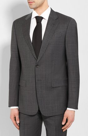 Мужской шерстяной костюм GIORGIO ARMANI темно-серого цвета по цене 177000 руб., арт. 8WGAV001/T01H0 | Фото 2 Мужской шерстяной костюм GIORGIO ARMANI темно-серого цвета, арт. 8WGAV001/T01H0 | Фото 2