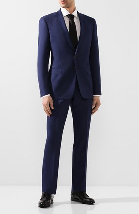 Мужской шерстяной костюм GIORGIO ARMANI синего цвета по цене 158000 руб., арт. 8WGAV001/T00M0 | Фото 1 Мужской шерстяной костюм GIORGIO ARMANI синего цвета, арт. 8WGAV001/T00M0 | Фото 1