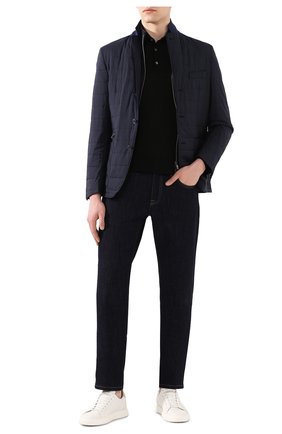 Мужское шерстяное поло ERMENEGILDO ZEGNA черного цвета по цене 51500 руб., арт. UUM00/132 | Фото 2 Мужское шерстяное поло ERMENEGILDO ZEGNA черного цвета, арт. UUM00/132 | Фото 2