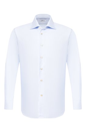 Мужская хлопковая сорочка KITON светло-голубого цвета по цене 49950 руб., арт. UCIH0660502 | Фото 1 Мужская хлопковая сорочка KITON светло-голубого цвета, арт. UCIH0660502 | Фото 1 (Материал внешний: Хлопок; Длина (для топов): Стандартные; Рукава: Длинные; Случай: Формальный; Принт: Однотонные; Мужское Кросс-КТ: Сорочка-одежда; Воротник: Акула; Манжеты: На пуговицах; Региональные ограничения белый список (Axapta Mercury): RU)