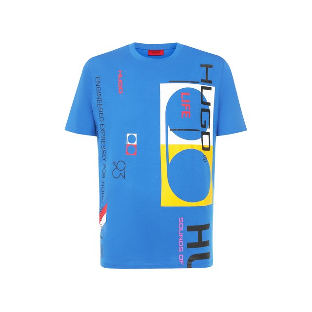 Хлопковая футболка Hugo 10905061