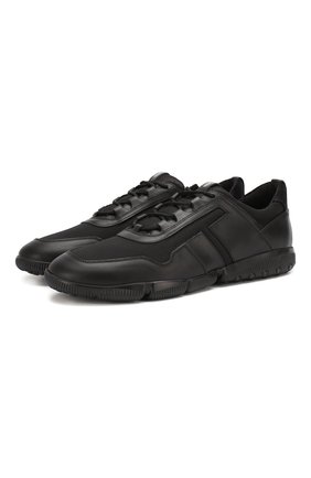 Мужские комбинированные кроссовки TOD’S черного цвета по цене 37600 руб., арт. XXM25C0CP50NXN | Фото 1 Мужские комбинированные кроссовки TOD’S черного цвета, арт. XXM25C0CP50NXN | Фото 1