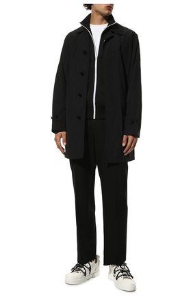 Мужские кожаные кеды portofino DOLCE & GABBANA черно-белого цвета по цене 55550 руб., арт. CS1783/AJ986 | Фото 2 Мужские кожаные кеды portofino DOLCE & GABBANA черно-белого цвета, арт. CS1783/AJ986 | Фото 2