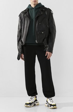 Мужские комбинированные кроссовки triple s BALENCIAGA желтого цвета по цене 75300 руб., арт. 536737/W090M | Фото 2 Мужские комбинированные кроссовки triple s BALENCIAGA желтого цвета, арт. 536737/W090M | Фото 2