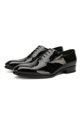 Мужские кожаные оксфорды SANTONI черного цвета по цене 56050 руб., арт. MCCR12621BC3JVERN01 | Фото 1 Мужские кожаные оксфорды SANTONI черного цвета, арт. MCCR12621BC3JVERN01 | Фото 1