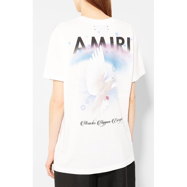 Хлопковая футболка AMIRI 10878365