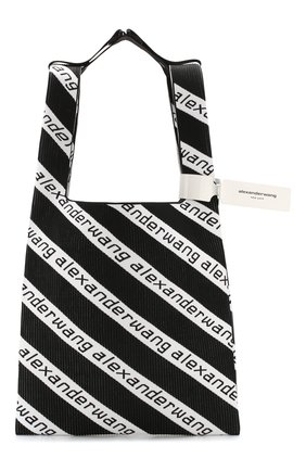 Женский сумка-шопер ALEXANDER WANG черно-белого цвета по цене 34450 руб., арт. 20C120R239 | Фото 1 Женский сумка-шопер ALEXANDER WANG черно-белого цвета, арт. 20C120R239 | Фото 1