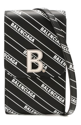 Мужская кожаная сумка BALENCIAGA черно-белого цвета по цене 76650 руб., арт. 600201/1NH6Y | Фото 5 Мужская кожаная сумка BALENCIAGA черно-белого цвета, арт. 600201/1NH6Y | Фото 5 (Материал: Натуральная кожа; Размер: mini; Ремень/цепочка: На ремешке)