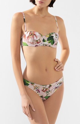 Женский бра-бандо DOLCE & GABBANA розового цвета по цене 25250 руб., арт. 01A16J/FSGS8 | Фото 2 Женский бра-бандо DOLCE & GABBANA розового цвета, арт. 01A16J/FSGS8 | Фото 2