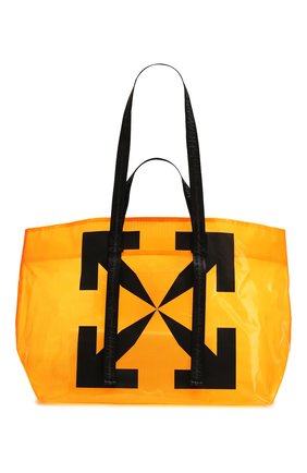 Мужская сумка-шопер OFF-WHITE оранжевого цвета по цене 18200 руб., арт. 0MNA054S20H070251910 | Фото 1 Мужская сумка-шопер OFF-WHITE оранжевого цвета, арт. 0MNA054S20H070251910 | Фото 1