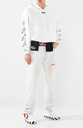 Мужская текстильная поясная сумка OFF-WHITE черного цвета по цене 36000 руб., арт. 0MKN012S20H590411020 | Фото 2 Мужская текстильная поясная сумка OFF-WHITE черного цвета, арт. 0MKN012S20H590411020 | Фото 2