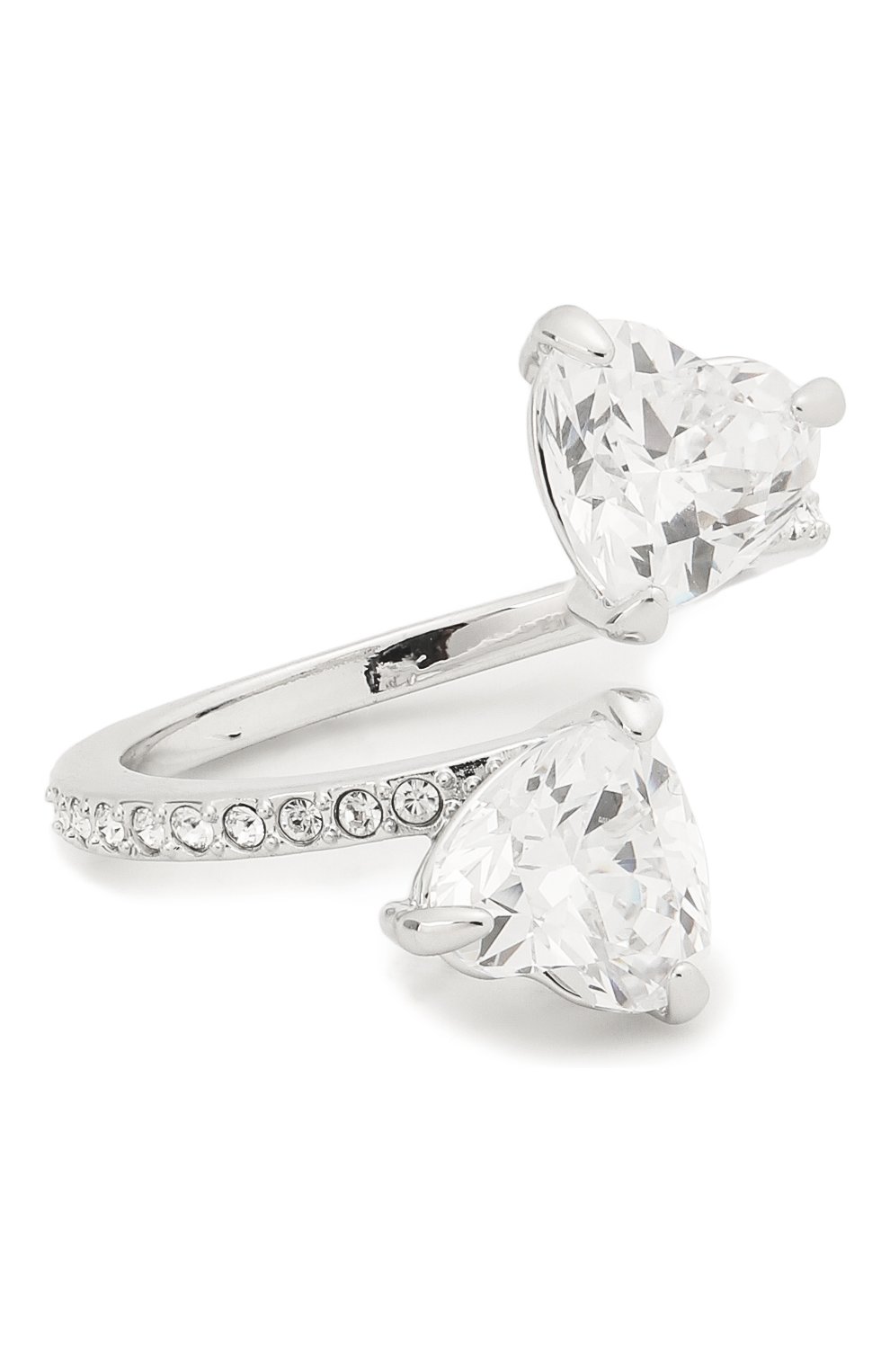 Женское кольцо attract soul heart SWAROVSKI серебряного цвета, арт. 5535192 | Фото 1