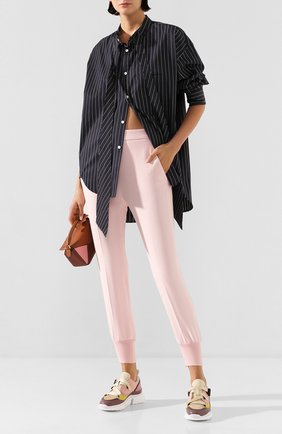 Женские джоггеры из вискозы STELLA MCCARTNEY розового цвета по цене 48400 руб., арт. 341416/SCA06 | Фото 2 Женские джоггеры из вискозы STELLA MCCARTNEY розового цвета, арт. 341416/SCA06 | Фото 2