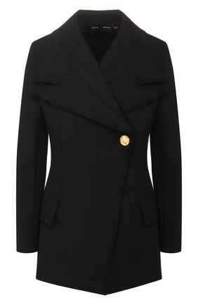 Женский шерстяной жакет PROENZA SCHOULER черного цвета по цене 139000 руб., арт. R2012004-AW090 | Фото 1 Женский шерстяной жакет PROENZA SCHOULER черного цвета, арт. R2012004-AW090 | Фото 1