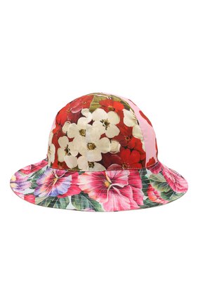 Детская хлопковая панама DOLCE & GABBANA розового цвета по цене 12600 руб., арт. LB4H48/G7VVD | Фото 1 Детская хлопковая панама DOLCE & GABBANA розового цвета, арт. LB4H48/G7VVD | Фото 1