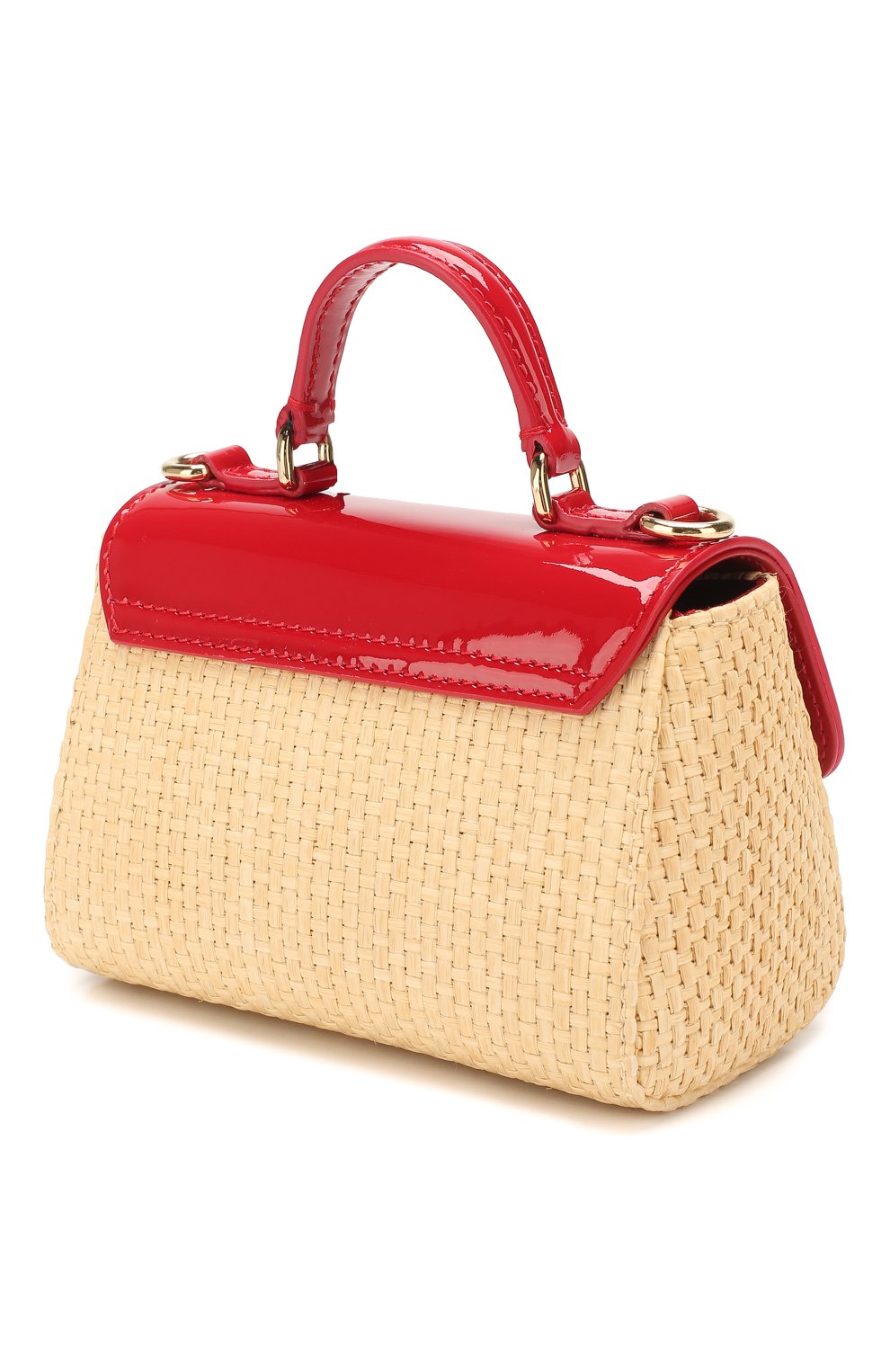 Детская сумка DOLCE & GABBANA красного цвета по цене 29700 руб., арт. EB0103/AW007 | Фото 2 Детская сумка DOLCE & GABBANA красного цвета, арт. EB0103/AW007 | Фото 2