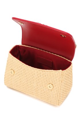 Детская сумка DOLCE & GABBANA красного цвета по цене 29700 руб., арт. EB0103/AW007 | Фото 3 Детская сумка DOLCE & GABBANA красного цвета, арт. EB0103/AW007 | Фото 3