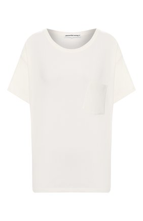 Женская хлопковая футболка ALEXANDERWANG.T белого цвета по цене 16450 руб., арт. 4CC1201075 | Фото 1 Женская хлопковая футболка ALEXANDERWANG.T белого цвета, арт. 4CC1201075 | Фото 1
