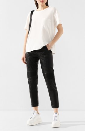 Женская хлопковая футболка ALEXANDERWANG.T белого цвета по цене 16450 руб., арт. 4CC1201075 | Фото 2 Женская хлопковая футболка ALEXANDERWANG.T белого цвета, арт. 4CC1201075 | Фото 2