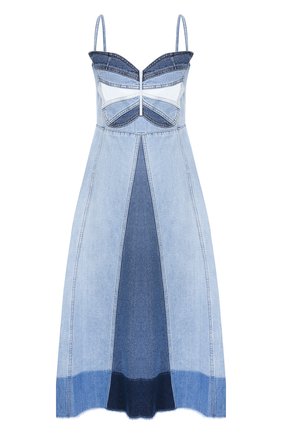Женское джинсовое платье REDVALENTINO голубого цвета по цене 52050 руб., арт. TR0DA00F/53U | Фото 1 Женское джинсовое платье REDVALENTINO голубого цвета, арт. TR0DA00F/53U | Фото 1