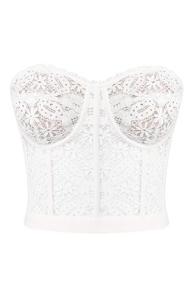 Женская хлопковый топ ALEXANDER MCQUEEN белого цвета по цене 131000 руб., арт. 620430/QEABP | Фото 1 Женская хлопковый топ ALEXANDER MCQUEEN белого цвета, арт. 620430/QEABP | Фото 1