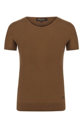 Женский топ из смеси шелка и хлопка LORO PIANA хаки цвета по цене 84600 руб., арт. FAG1725 | Фото 1 Женский топ из смеси шелка и хлопка LORO PIANA хаки цвета, арт. FAG1725 | Фото 1