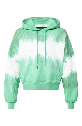 Мужской хлопковое худи OFF-WHITE зеленого цвета по цене 53600 руб., арт. 0MBB058S20E300254401 | Фото 1 Мужской хлопковое худи OFF-WHITE зеленого цвета, арт. 0MBB058S20E300254401 | Фото 1