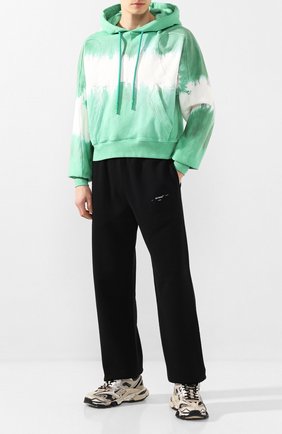 Мужской хлопковое худи OFF-WHITE зеленого цвета по цене 53600 руб., арт. 0MBB058S20E300254401 | Фото 2 Мужской хлопковое худи OFF-WHITE зеленого цвета, арт. 0MBB058S20E300254401 | Фото 2