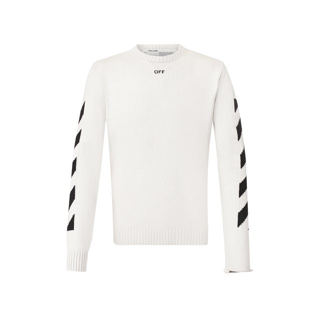 Хлопковый свитер OFF-WHITE 10908607