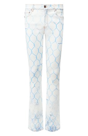 Мужские джинсы OFF-WHITE голубого цвета по цене 66700 руб., арт. 0MYA059S20H410307131 | Фото 1 Мужские джинсы OFF-WHITE голубого цвета, арт. 0MYA059S20H410307131 | Фото 1