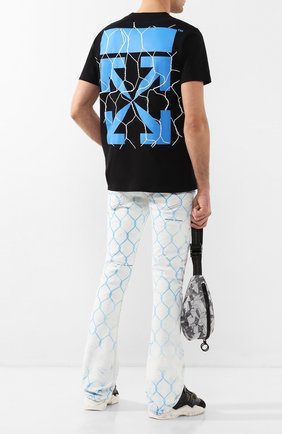 Мужские джинсы OFF-WHITE голубого цвета по цене 66700 руб., арт. 0MYA059S20H410307131 | Фото 2 Мужские джинсы OFF-WHITE голубого цвета, арт. 0MYA059S20H410307131 | Фото 2