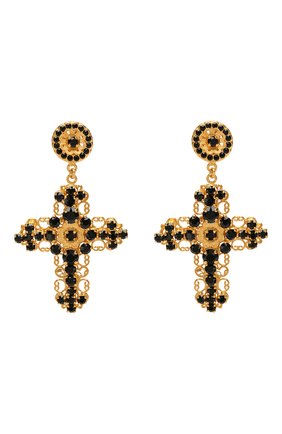 Женские клипсы DOLCE & GABBANA золотого цвета по цене 57050 руб., арт. WEG2S1/W0001 | Фото 1 Женские клипсы DOLCE & GABBANA золотого цвета, арт. WEG2S1/W0001 | Фото 1